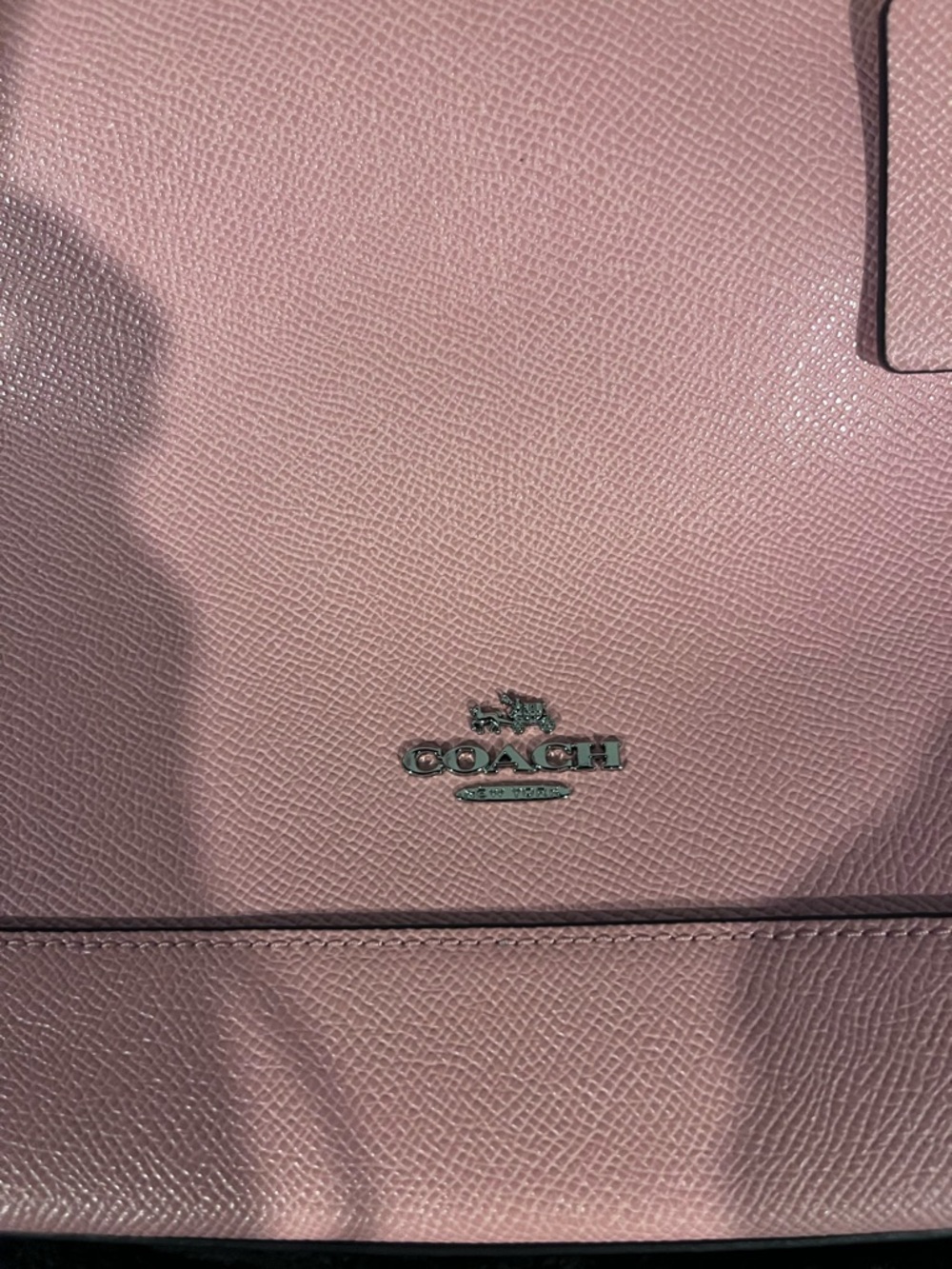 Coach Blush Pink Dome Satchel Handbag - Picture 3 of 4